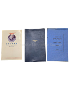 1960 JAGUAR MK IX INSTRUCTIEBOEKJE SET MET BOORDMAP
