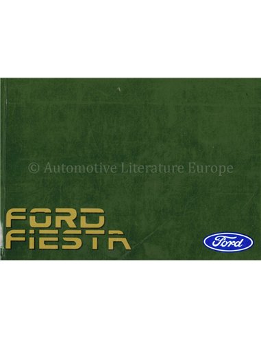 1987 FORD FIESTA BEDIENUNGSANLEITUNG DEUTSCH