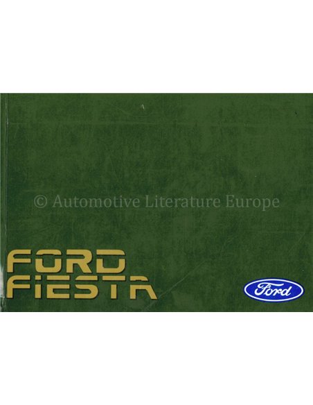 1987 FORD FIESTA BEDIENUNGSANLEITUNG DEUTSCH