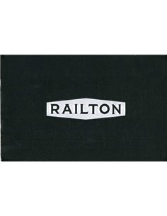 1935 RAILTON RANGE BROCHURE ENGLISH