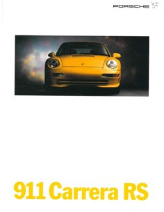 1995 PORSCHE 911 CARRERA RS BROCHURE GERMAN