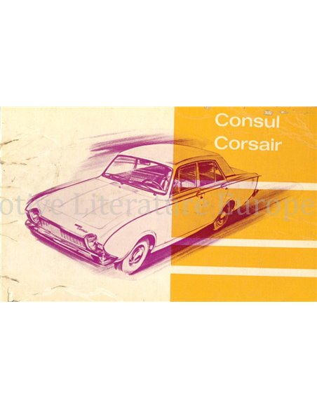1964 FORD CONSUL | CPORSAIR INSTRUCTIEBOEKJE NEDERLANDS