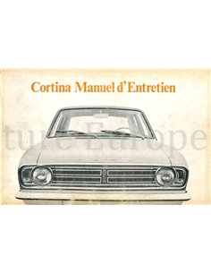 1970 FORD CORTINA BETRIEBSANLEITUNG FRANZÖSISCH