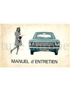 1966 FORD CORTINA BETRIEBSANLEITUNG FRANZÖSISCH