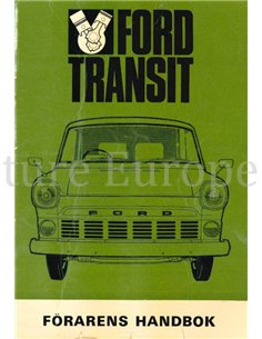 1970 FORD TRANSIT BEDIENUNGSANLEITUNG SWEDISCH