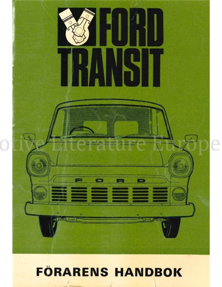 1970 FORD TRANSIT INSTRUCTIEBOEKJE ZWEEDS