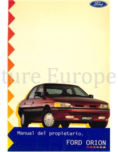1996 FORD ORION INSTRUCTIEBOEKJE SPAANS