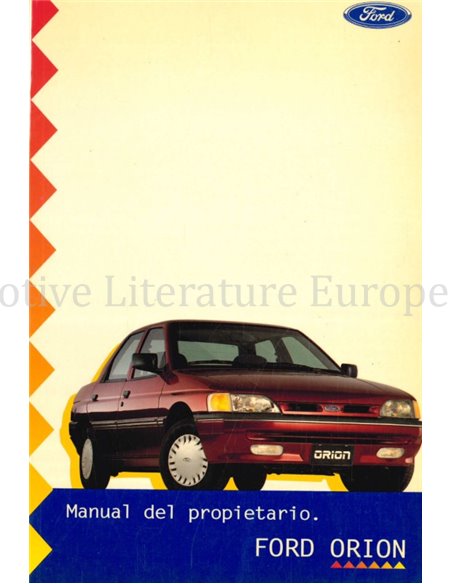 1996 FORD ORION OWNER'S MANUAL SPANISH