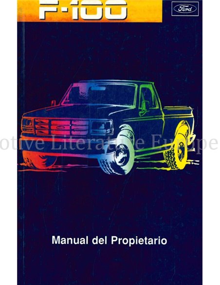 1996 FORD F-100 OWNER'S MANUAL SPANISH