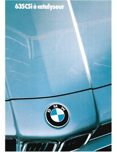 1986 BMW 6 SERIE BROCHURE DUITS