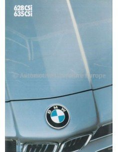 1986 BMW 6 SERIES BROCHURE FRENCH