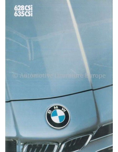 1986 BMW 6 SERIES BROCHURE FRENCH