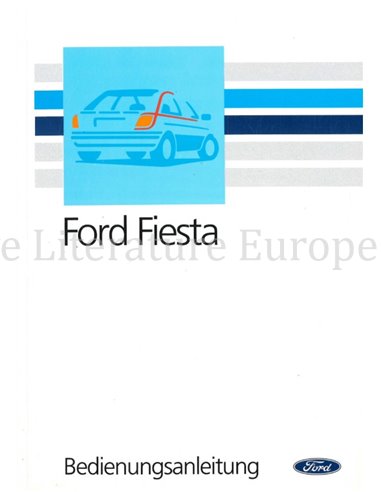 1989 FORD FIESTA OWNERS MANUAL GERMAN
