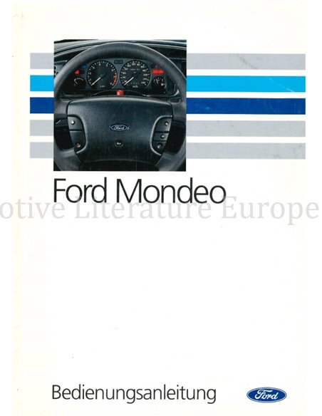 1992 FORD MONDEO BETRIEBSANLEITUNG DEUTSCH