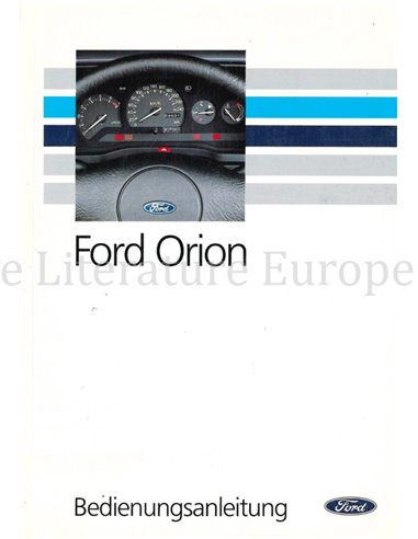 1991 FORD ORION BETRIEBSANLEITING DEUTSCH