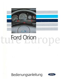 1991 FORD ORION OWNERS MANUAL GERMAN