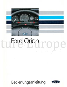 1992 FORD ORION OWNERS MANUAL GERMAN