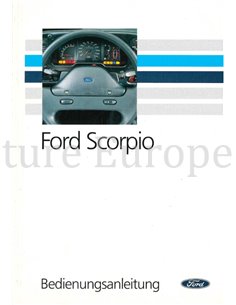 1990 FORD SCORPIO INSTRUCTIEBOEKJE DUITS