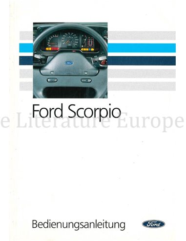 1990 FORD SCORPIO BETRIEBSANLEITUNG DEUTSCH