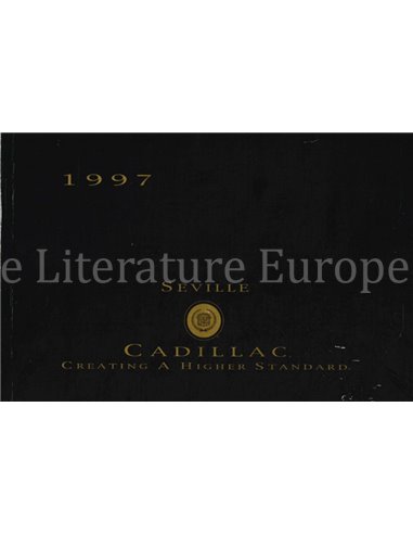 1997 CADILLAC SEVILLE  BETRIEBSANLEITUNG ENGLISCH