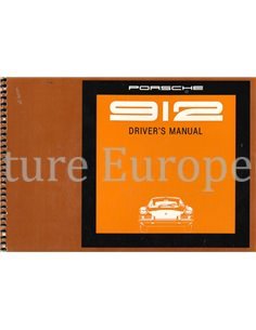 1969 PORSCHE 912 OWNERS MANUAL ENGLISH