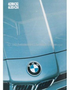 1986 BMW 6 SERIE BROCHURE ENGELS