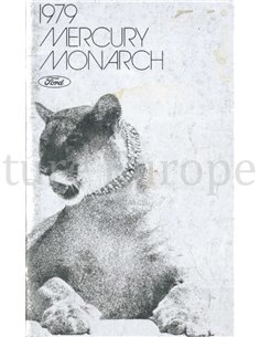 1979 MERCURY MONARCH OWNERS MANUAL ENGLISH (US)