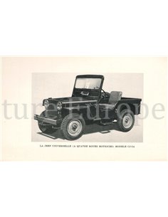 1948 WILLYS-OVERLAND JEEP OWNERS MANUAL FRENCH 2