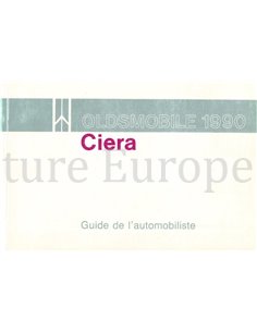 1990 OLDSMOBILE CIERA OWNERS MANUAL FRENCH