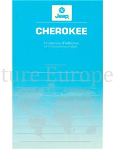 1989 JEEP CHEROKEE WAGONEER INSTRUCTIEBOEKJE FRANS