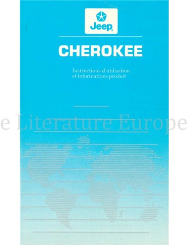1989 JEEP CHEROKEE OWNERS MANUAL FRENCH