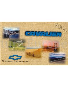 2000 CHEVROLET CAVALIER BETRIEBSANLEITUNG ENGLISCH
