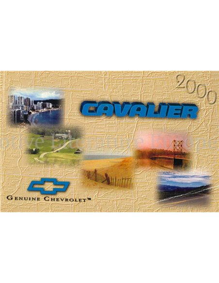 2000 CHEVROLET CAVALIER BETRIEBSANLEITUNG ENGLISCH