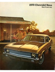 1970 CHEVROLET NOVA BROCHURE ENGELS USA