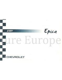 2004 CHEVROLET EPICA INSTRUCTIEBOEKJE FRANS