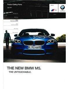 2011 BMW M5 PRODUCT SELLING POINTS BROCHURE ENGLISH