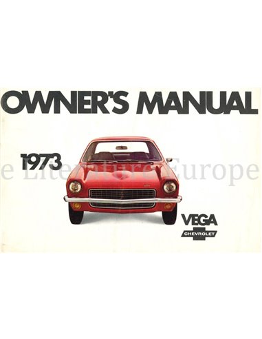 1973 CHEVROLET VEGA OWNERS MANUAL ENGLISH