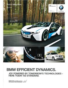 2010 BMW EFFICIENT DYNAMICS PRODUKT ARGUMENTE PROSPEKT ENGLISCH