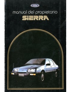 1986 FORD SIERRA INSTRUCTIEBOEKJE SPAANS