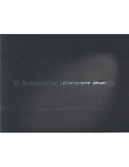 2006 CARVER ONE BROCHURE ENGELS