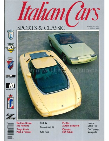 1990 ITALIAN CARS SPORTS & CLASSIC MAGAZINE ENGLISH 02