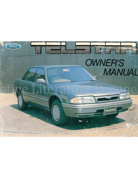 1993 FORD TELSTAR BETRIEBSANLEITUNG ENGLISCH (AU)