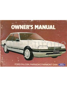 1987 FORD FALCON | FAIRMONT | FAIRMONT GHIA BETRIEBSANLEITUNG ENGLISCH (AU)