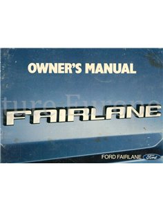 1984 FORD FAIRLANE INSTRUCTIEBOEKJE ENGELS (AU)