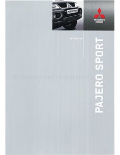 2005 MITSUBISHI PAJERO SPORT PROSPEKT NIEDERLÄNDISCH