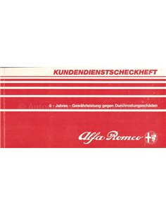 1983 ALFA ROMEO SERVICE HANDBUCH DEUTSCH