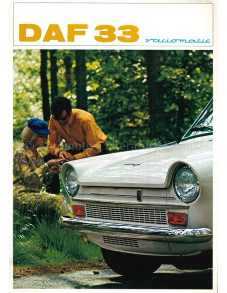1967 DAF 33 VARIOMATIC PROSPEKT NIEDERLÄNDISCH