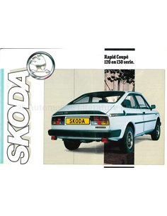 1986 SKODA RAPID COUPÉ PROSPEKT NIEDERLÄNDISCH