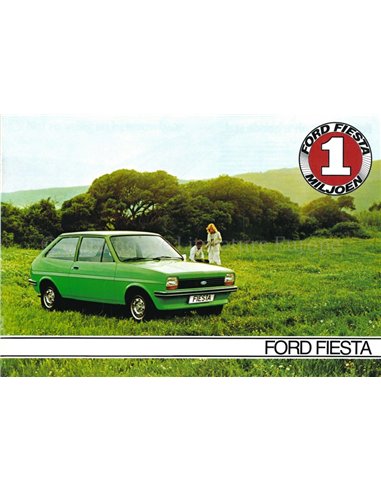 1979 FORD FIESTA BROCHURE DUTCH