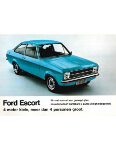 1976 FORD ESCORT BROCHURE DUTCH